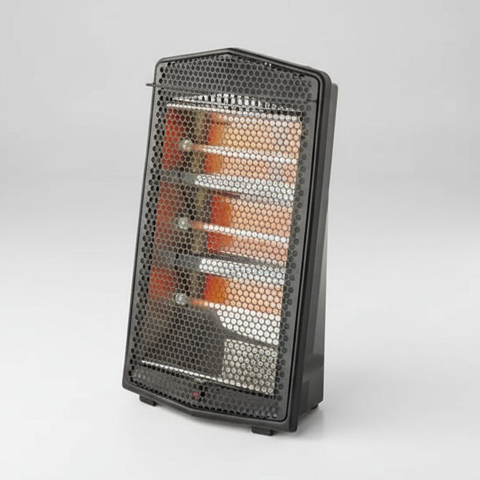 Pelonis 1500W Ultra Quiet Quartz Radiant Heater  PSH20Q3ABB  Black