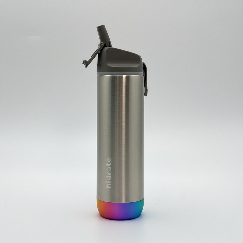 HidrateSpark Steel Bluetooth Water Bottle – Smart Stainless Steel Bottle for Daily Hydration Tracking