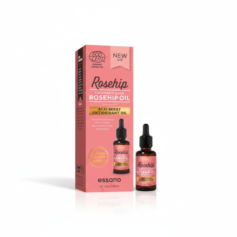 Essano Organic Rosehip Oil with Antioxidant Acai Berry 20ml Serum