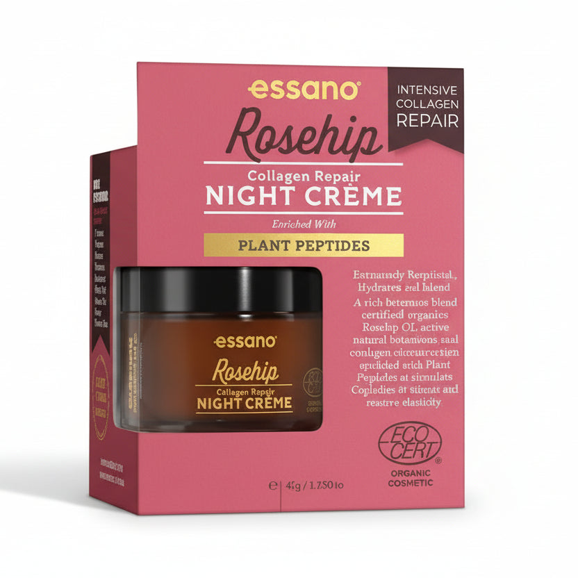 Essano Collagen Boost Night Creme with Organic Rosehip Oil