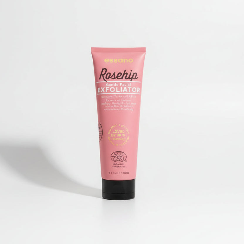Essano Rosehip Hydrating Gentle Facial Exfoliator Skin Smoothing Scrub 3.38oz