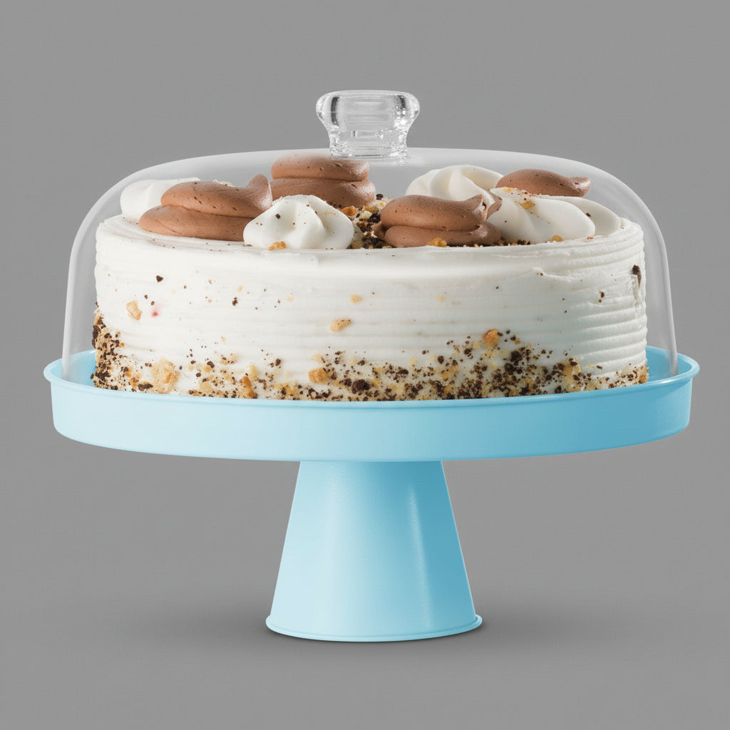 Table Concept Cake Stand  Footed Cake Stand with Lid  Serving Platter  Housewarming Gifts