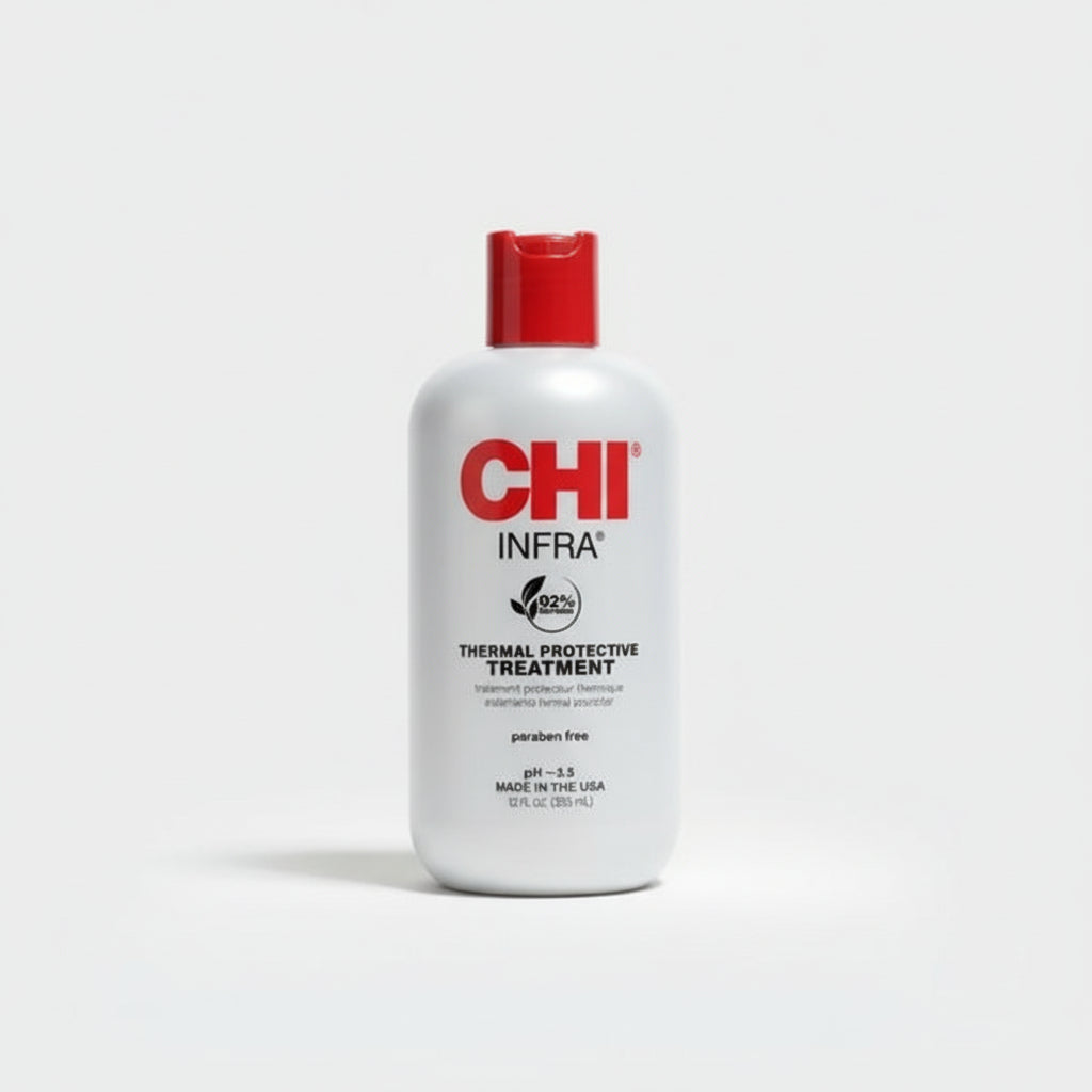 Two CHI hair care products on a white background