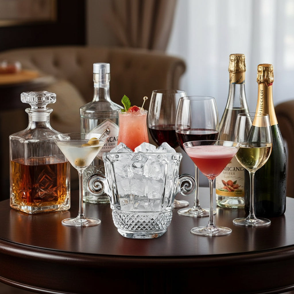 Studio Crystal Medea Crystal Ice Bucket