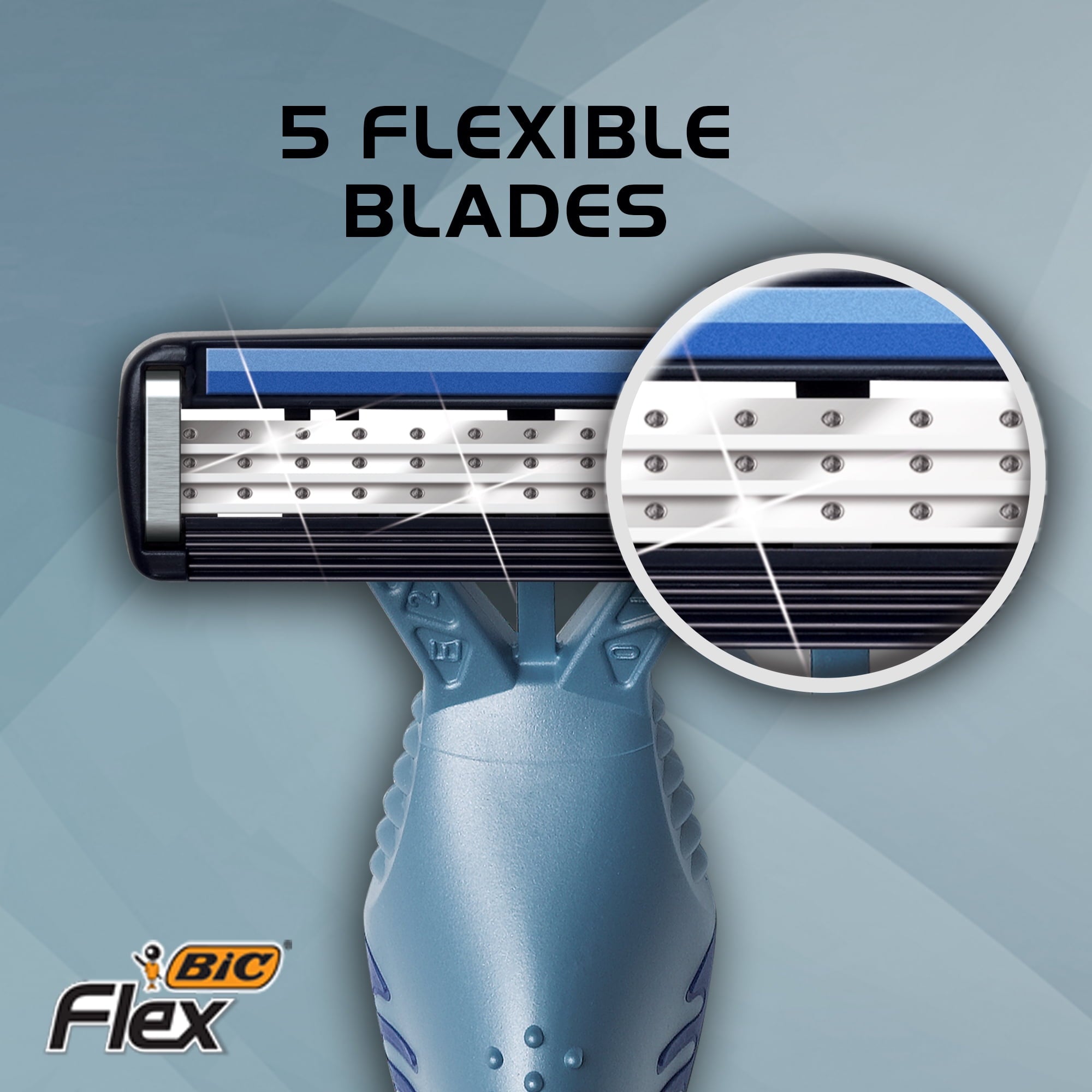 BIC Flex 3 Titanium Men's Disposable Razor 4 Pack