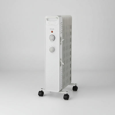 Mainstays Electric Radiator Space Heater - White / Black - DOLLARS UNIVERSE LLC