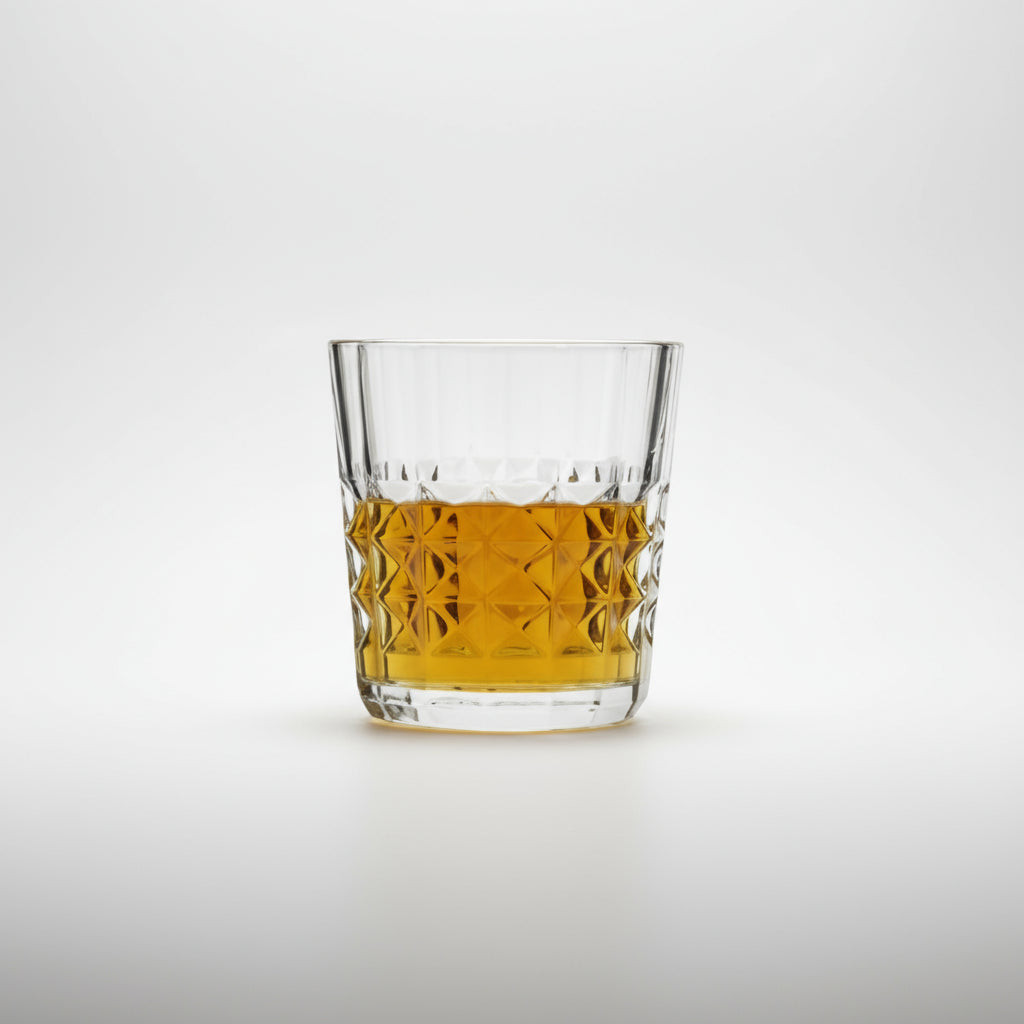 Bar340 Set of 4 Dexon Double Old Fashion 12 Oz Whisky Glasses