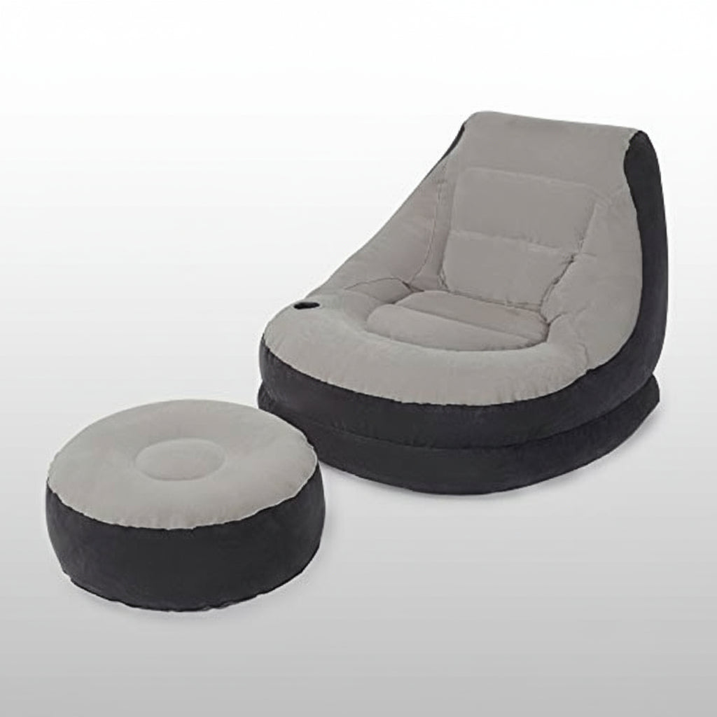 Intex Inflatable Ultra Lounge with Ottoman|B00464AJ7U