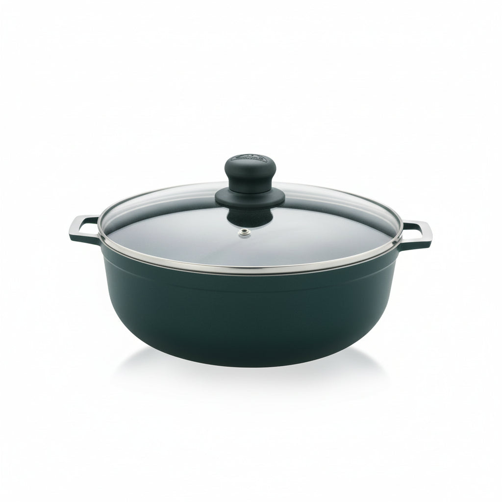 Imusa 26Cm Cast Aluminum Non-Stick Black Caldero Black / Noir