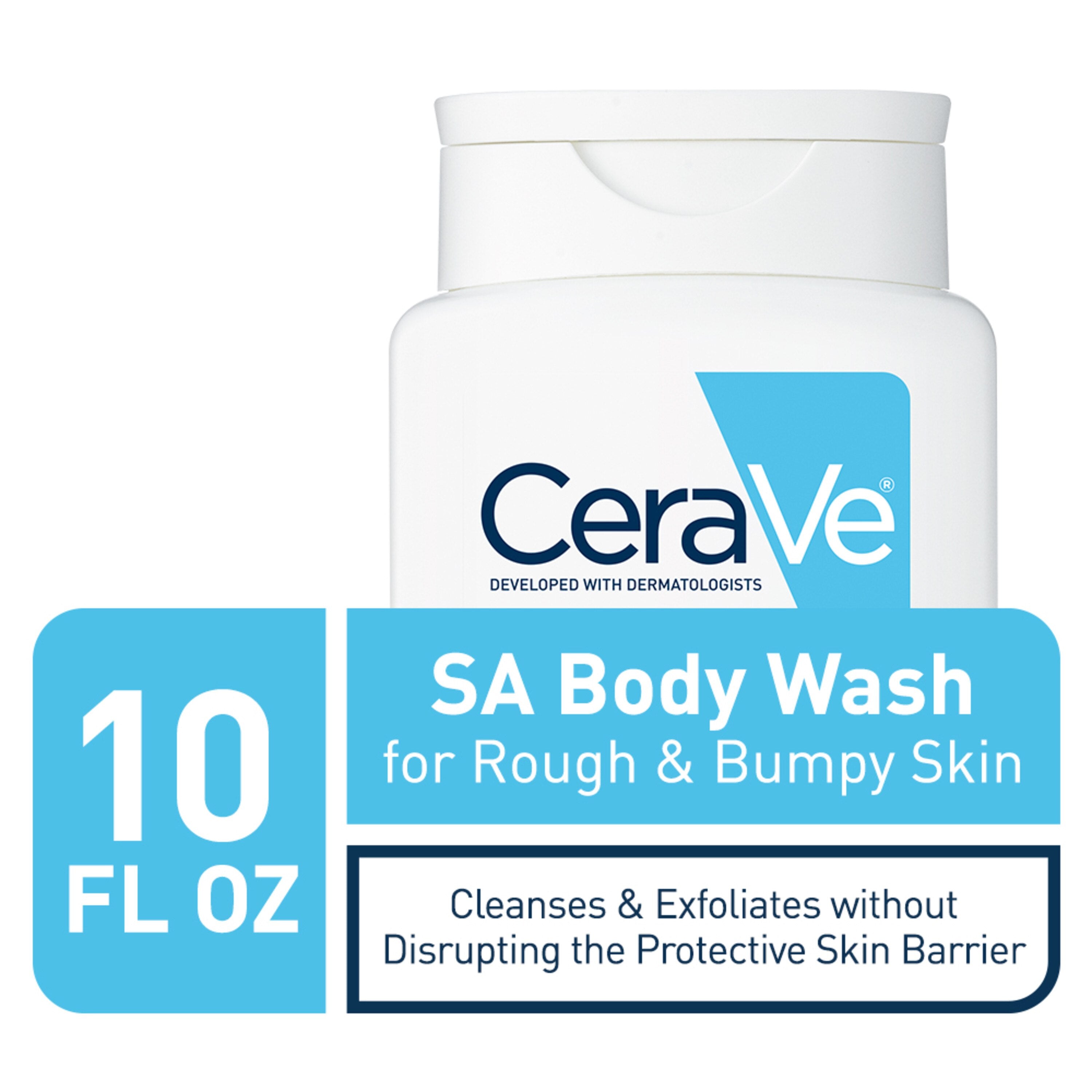 CeraVe SA Body Wash for Rough Bumpy Skin 10 oz