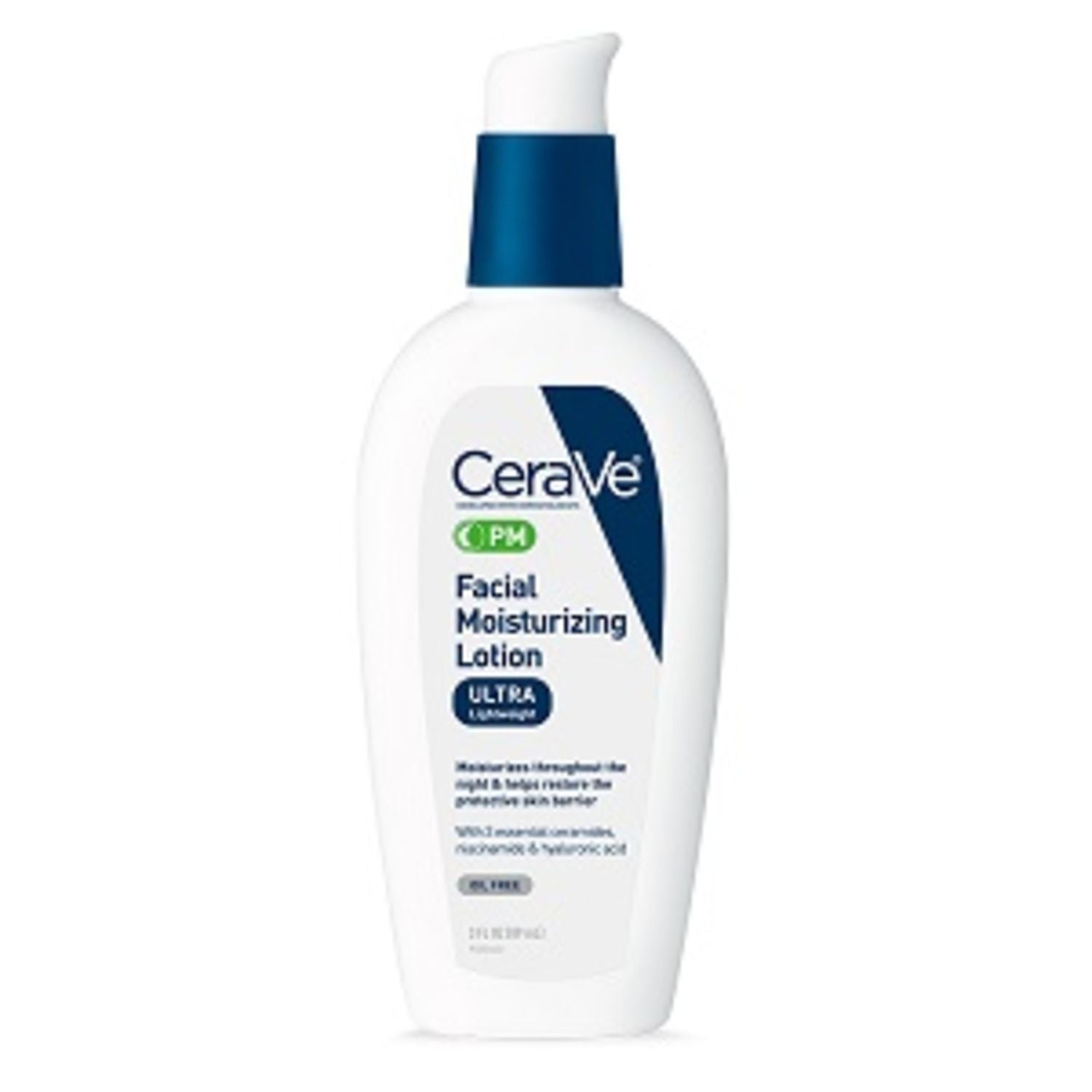 CeraVe PM Facial Moisturizing Lotion Nighttime Formula 3 oz
