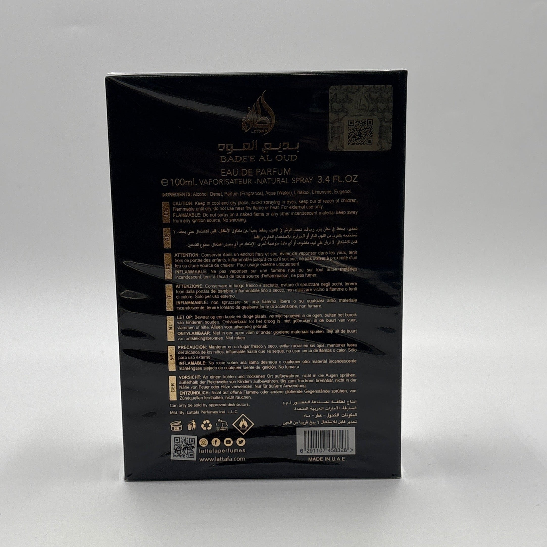 Lattafa Badee Al Oud (Oud for Glory) Eau de Parfum – 100 ml