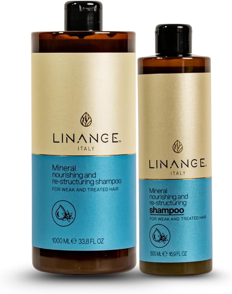 Linange Mineral Nourishing & Restructuring Shampoo for Damaged Hair 1000ml
