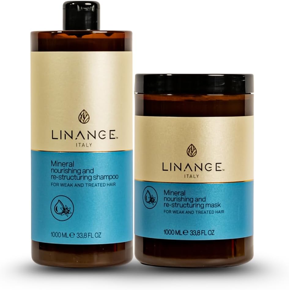 Linange Mineral Nourishing & Restructuring Shampoo for Damaged Hair 1000ml