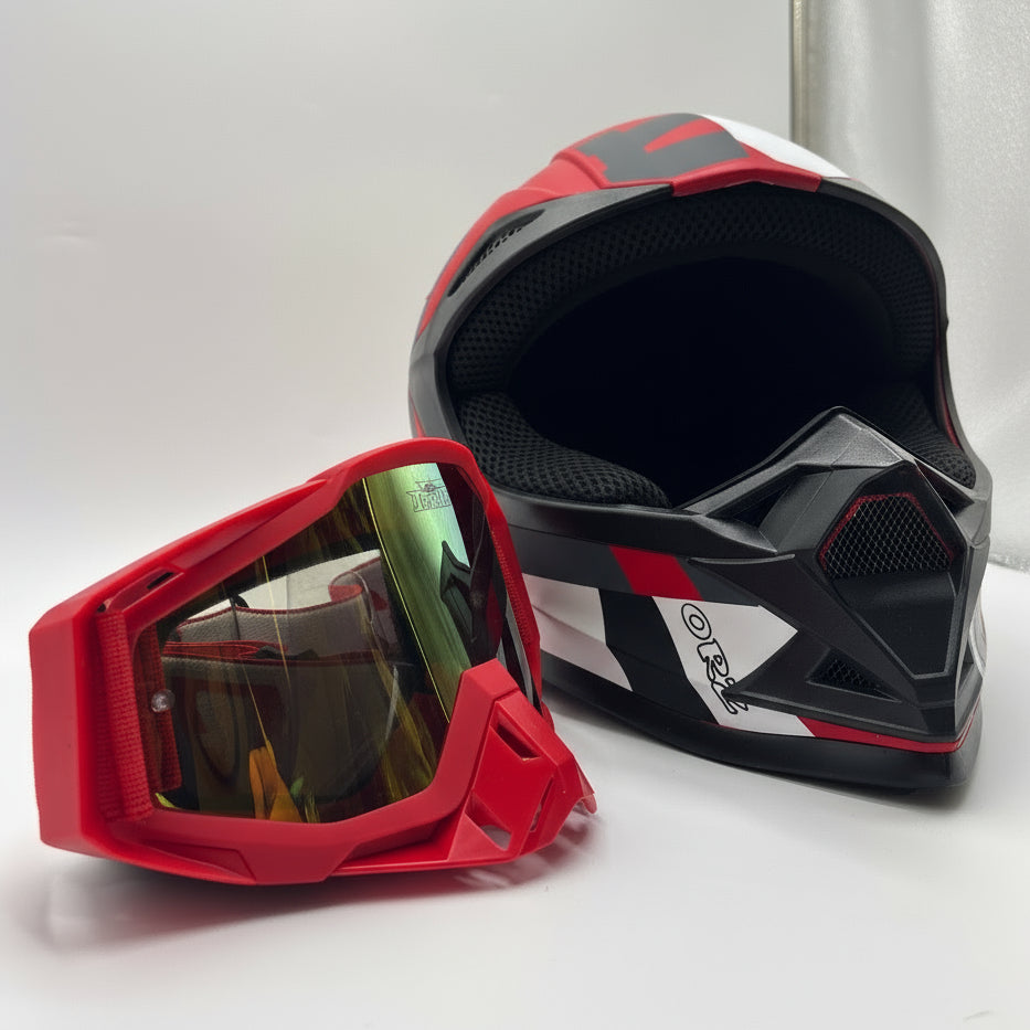ORZ Motocross Motorcycle Helmet – Large