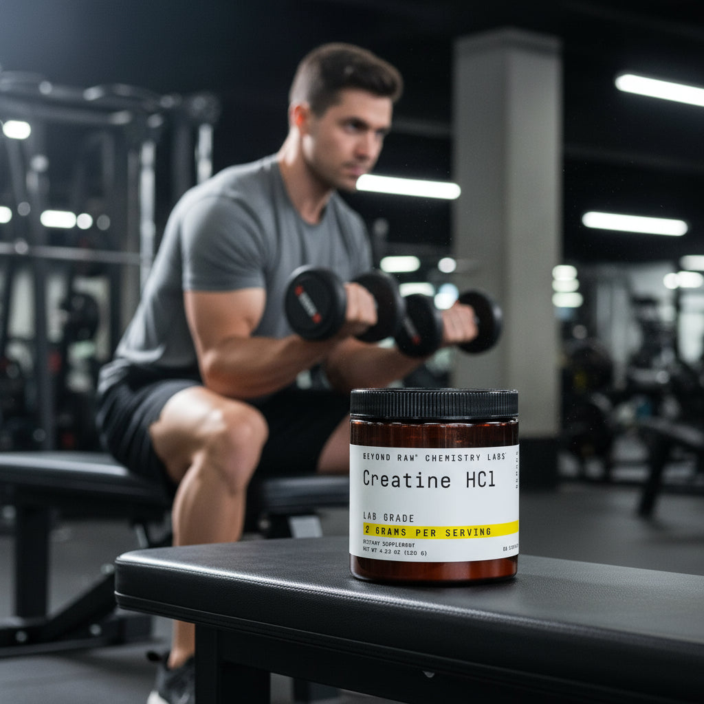 Creatine HCL – No-Gluten, Made in the USA