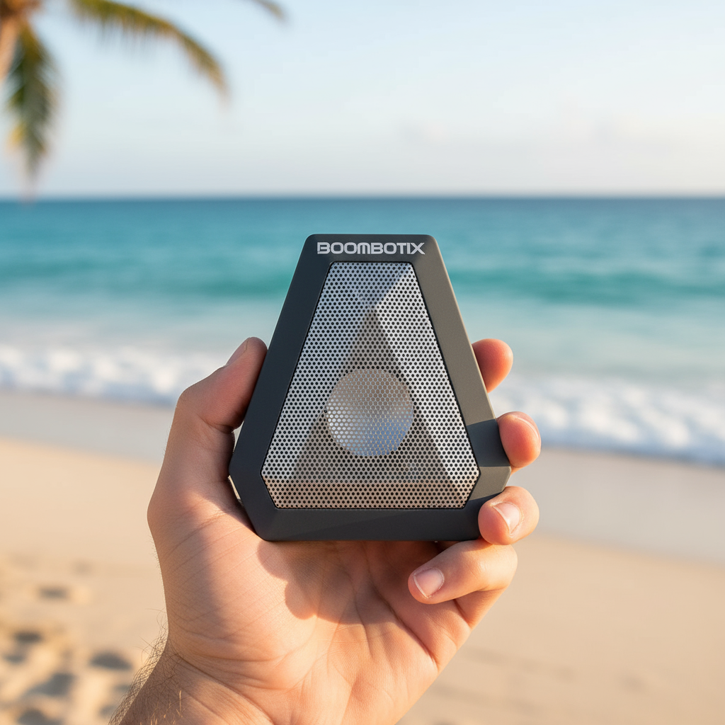 Boombotix – Boombot Mini, the Small Speaker That Packs a Big Punch (Pitch Black)