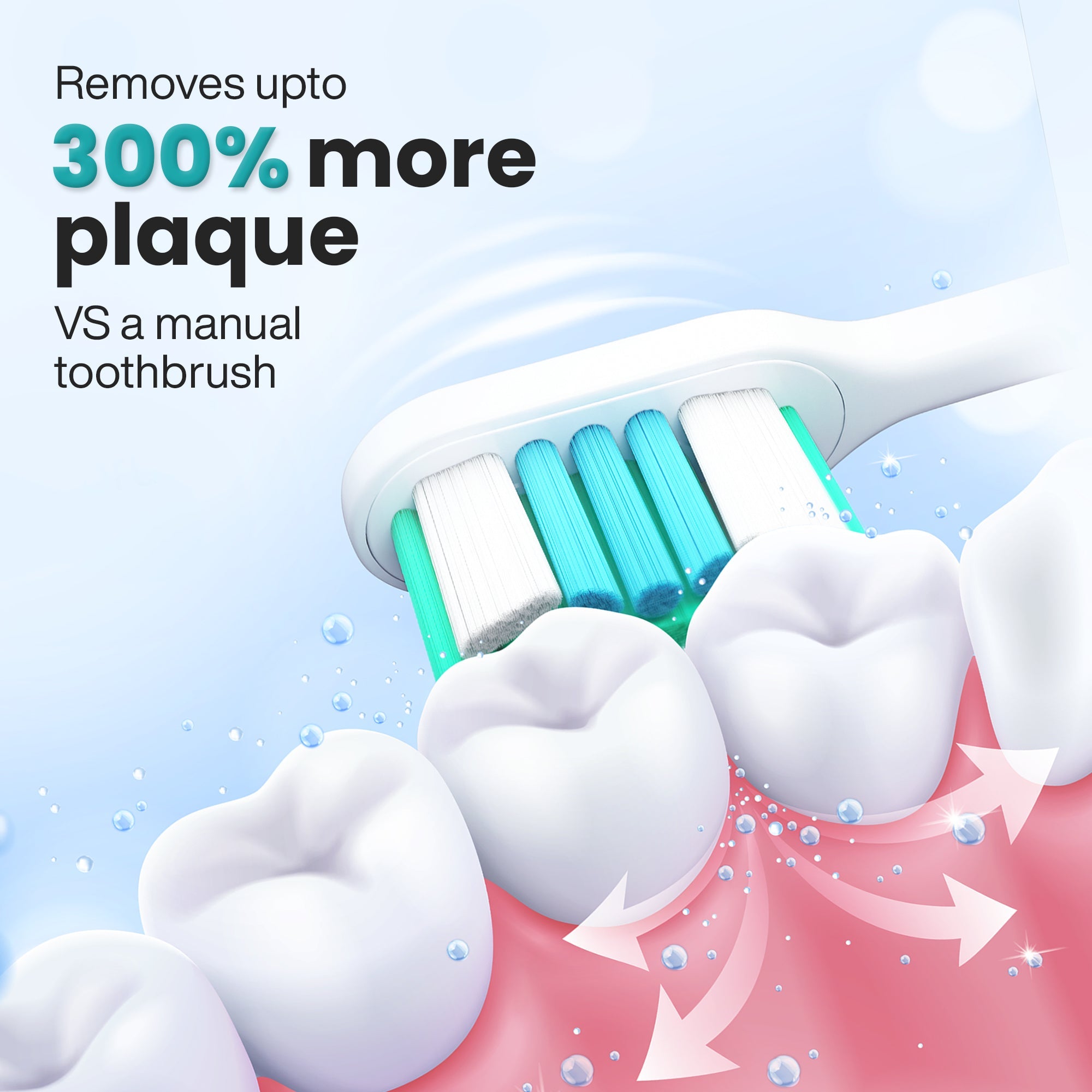 Tranqwil TT850 Slimsonic Electric Toothbrush 42,000 VPM Silver Metal - DOLLARS UNIVERSE LLC