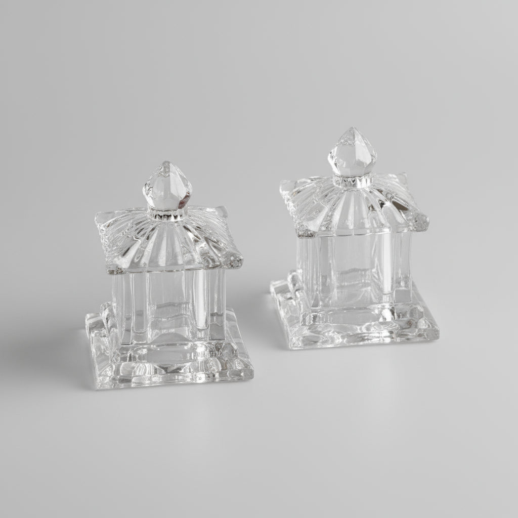 4335 Pagoda Salt and Pepper Set
