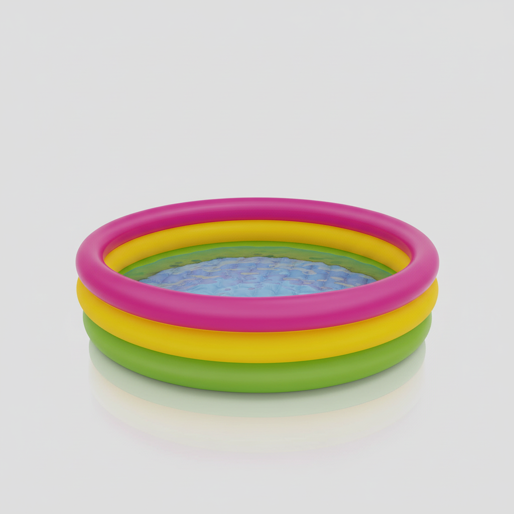 Intex Round Pool 58" x 13" Inflatable Kids Play Pool