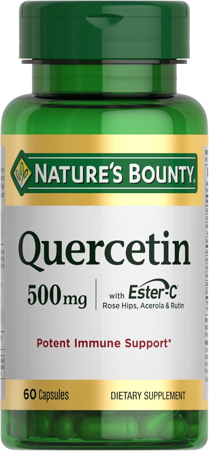 Nature's Bounty Quercetin 500mg Immune Support Capsules 60 Count - DOLLARS UNIVERSE LLC