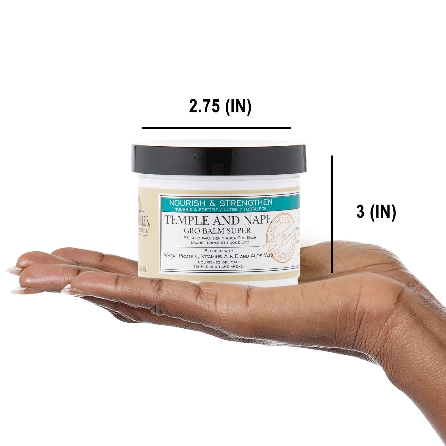 Dr. Miracle's Nourish & Strengthen Temple and Nape Balm 4 oz