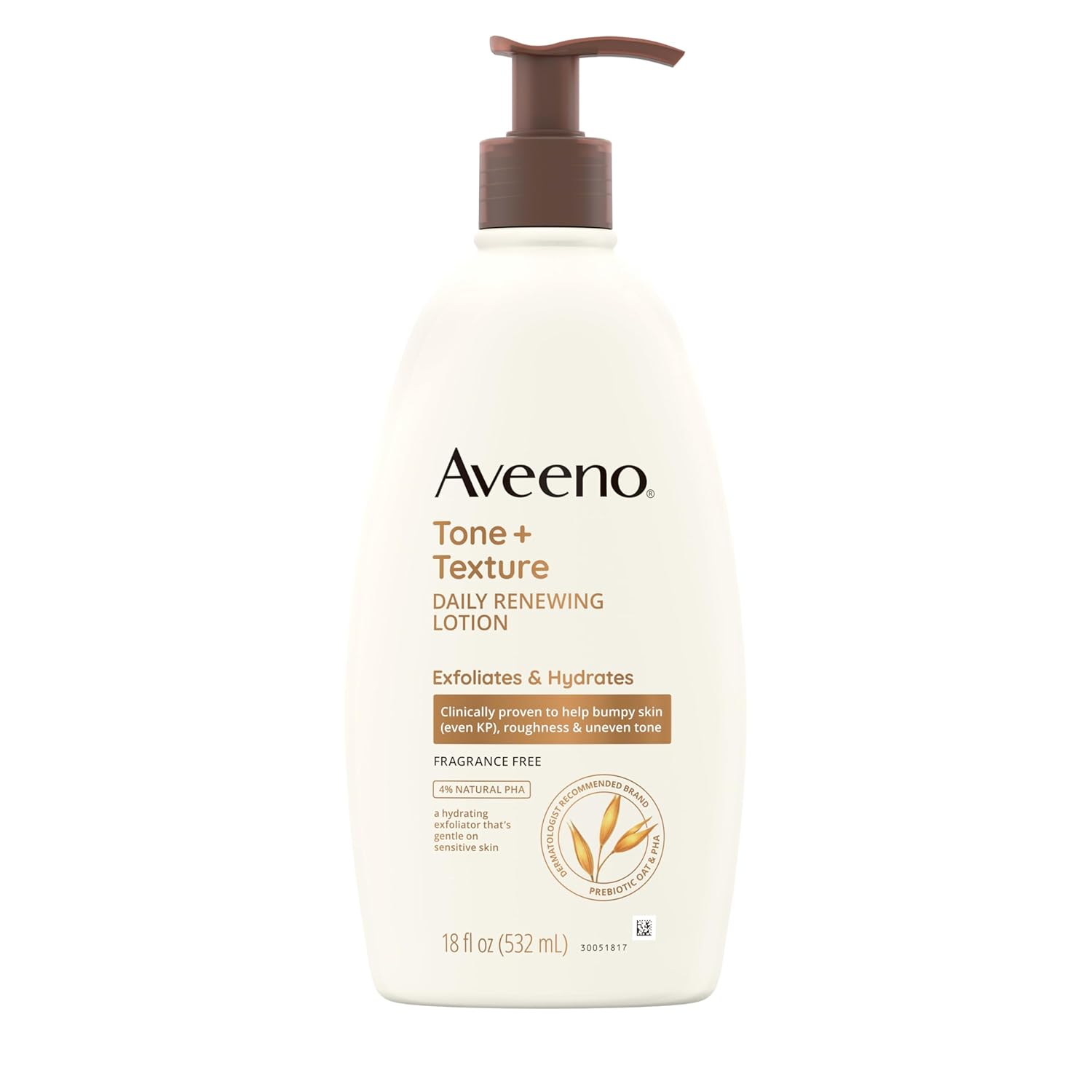 Aveeno Tone and Texture Renewing Body Lotion with Prebiotic Oat