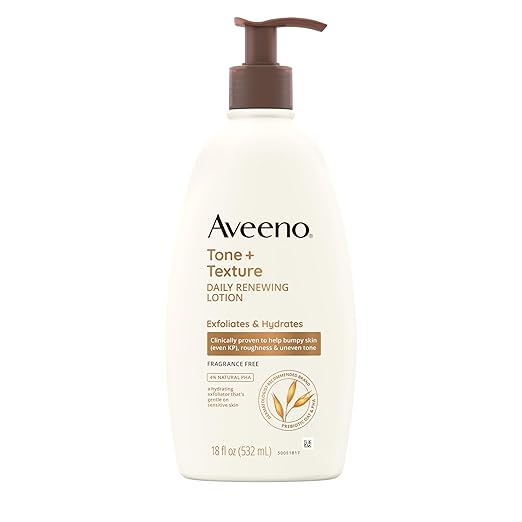 Aveeno Tone and Texture Renewing Body Lotion with Prebiotic Oat