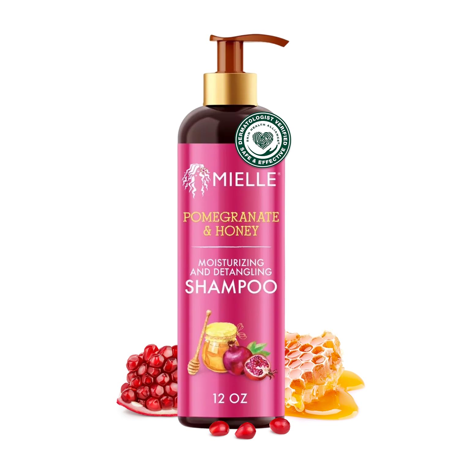 Mielle Organics Pomegranate & Honey Detangling Moisturizing Shampoo 12 fl oz - DOLLARS UNIVERSE LLC