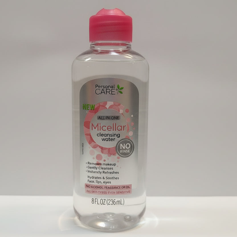 Personal Care All-in-1 Micellar Makeup Remover for Sensitive Skin 8oz