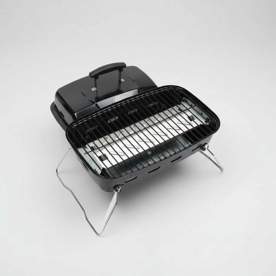 Expert Grill 17.5 Inch 10,000 BTU 1 Burner Portable Propane Gas Grill, Black, New Position 3