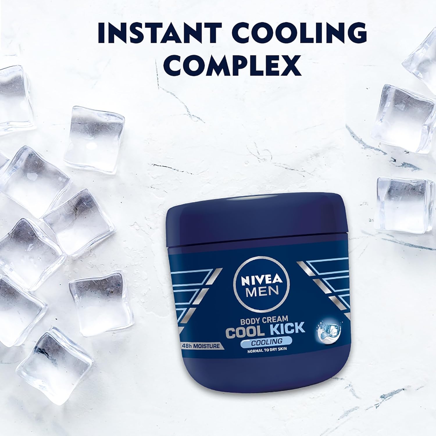 Nivea Men Cool Kick Body Cream 13.5 fl oz