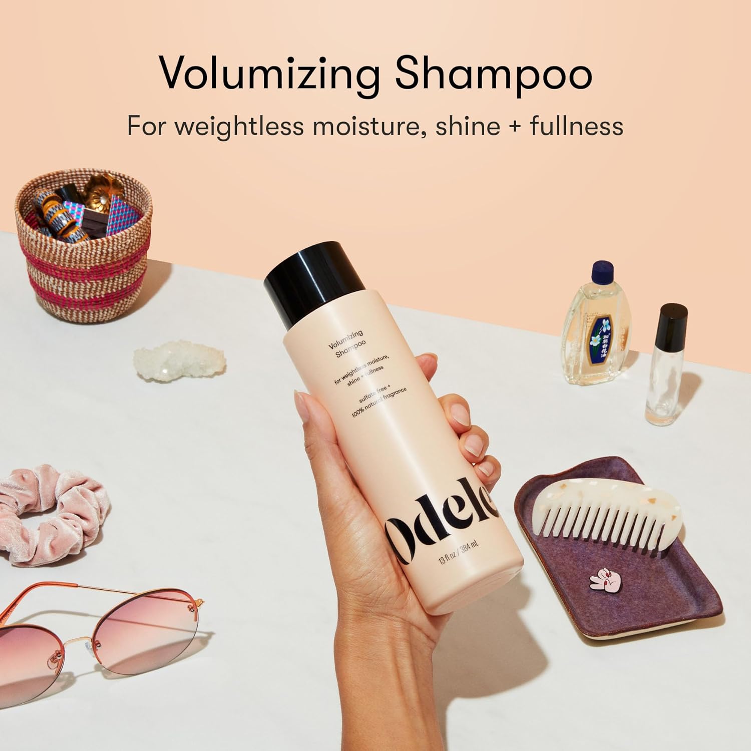 Odele Volumizing Sulfate-Free Shampoo for Fine Straight Wavy Hair