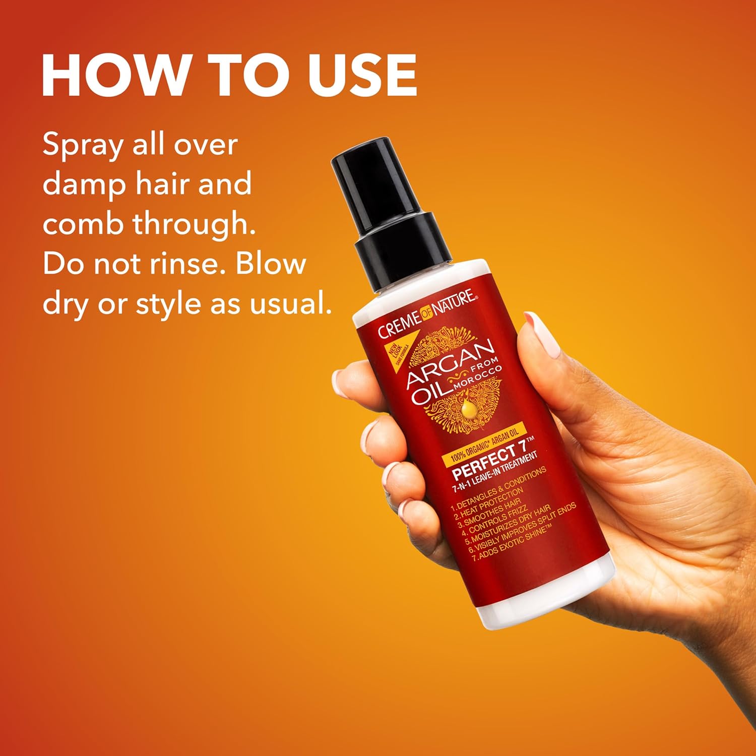 Creme of Nature Argan Oil 7-in-1 Leave-in Hair Treatment Spray