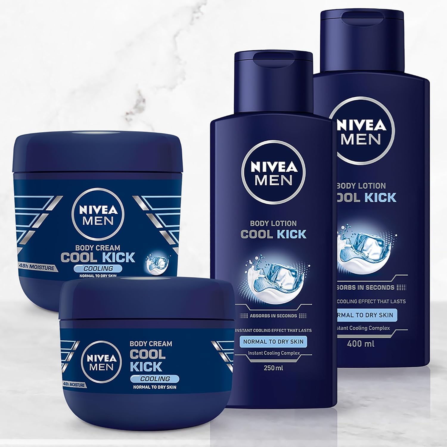 Nivea Men Cool Kick Body Cream 13.5 fl oz