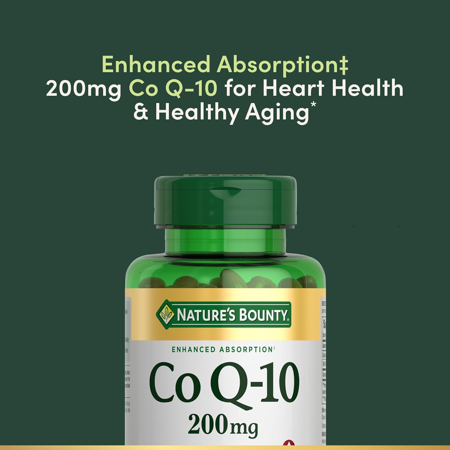 Nature's Bounty CoQ10 200mg Rapid Release Heart Health Supplement 80 Count - DOLLARS UNIVERSE LLC