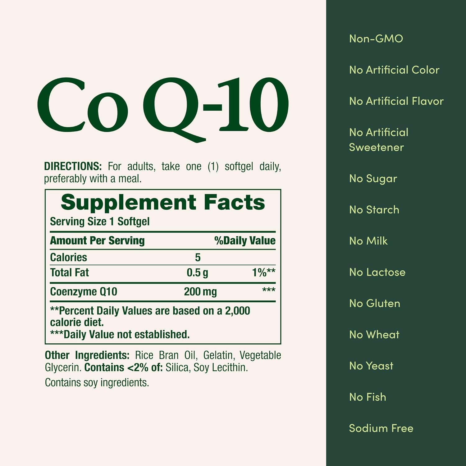 Nature's Bounty CoQ10 200mg Rapid Release Heart Health Supplement 80 Count - DOLLARS UNIVERSE LLC