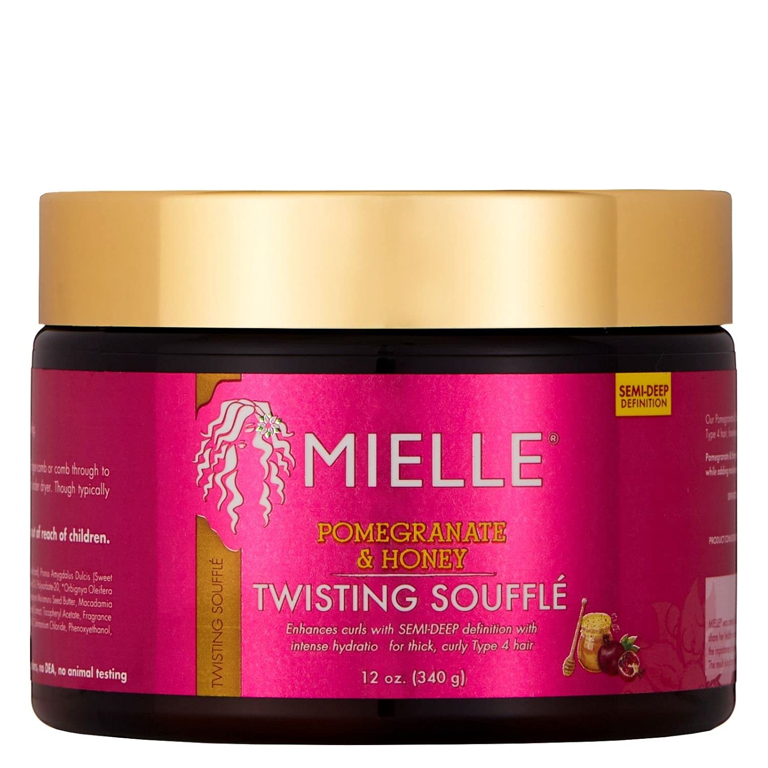 Mielle Organics Pomegranate & Honey Twisting Soufflé 12 oz - DOLLARS UNIVERSE LLC