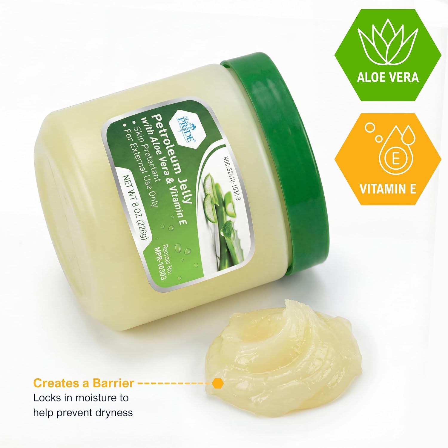 MED PRIDE Aloe Vera Vitamin E Petroleum Jelly Skin Ointment