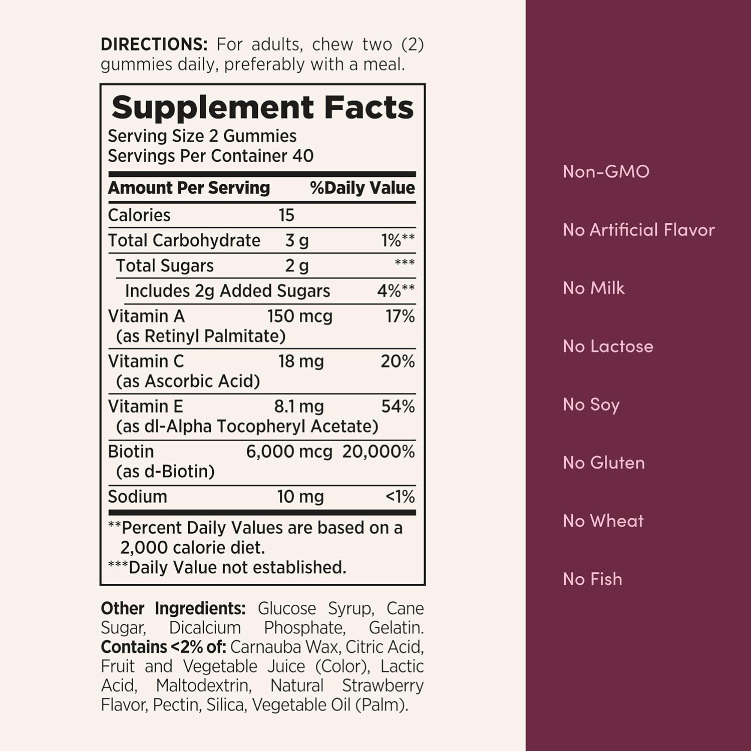 Nature's Bounty Optimal Solutions Advanced Hair Skin Nails Gummies - DOLLARS UNIVERSE LLC
