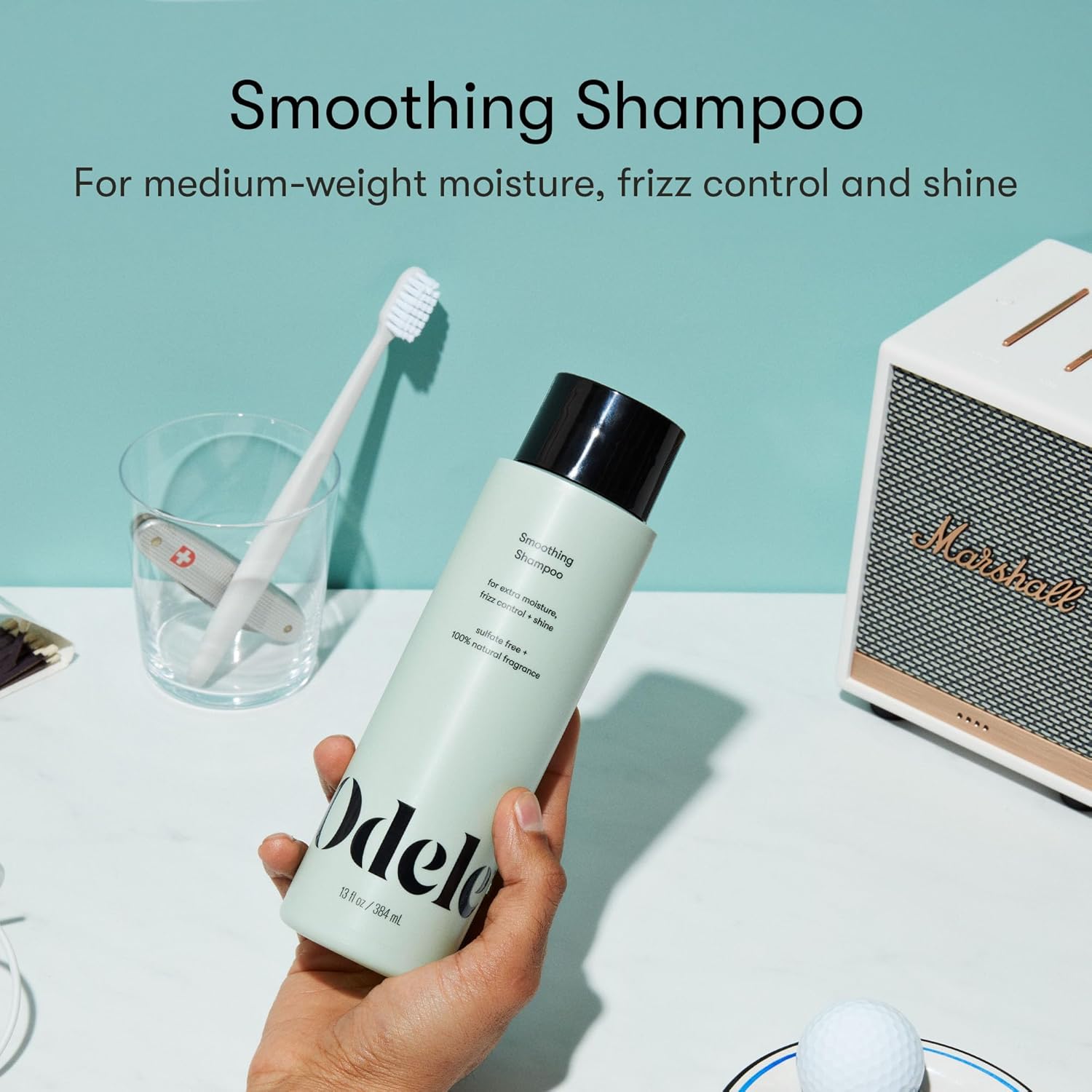 Odele Smoothing Sulfate-Free Shampoo for Frizz Control and Shine