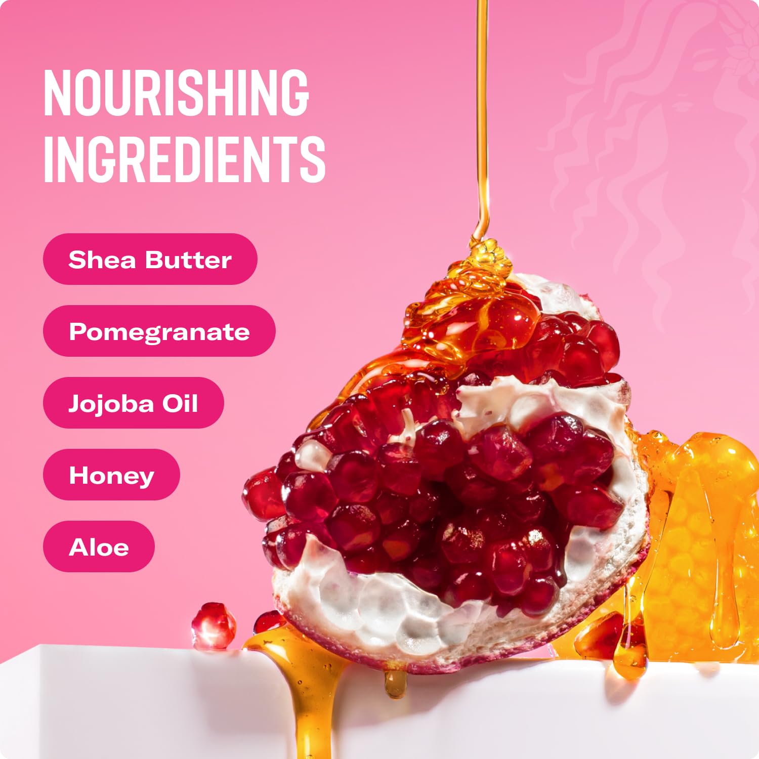 Mielle Organics Pomegranate & Honey Curl Defining Mousse 7.5 fl oz - DOLLARS UNIVERSE LLC