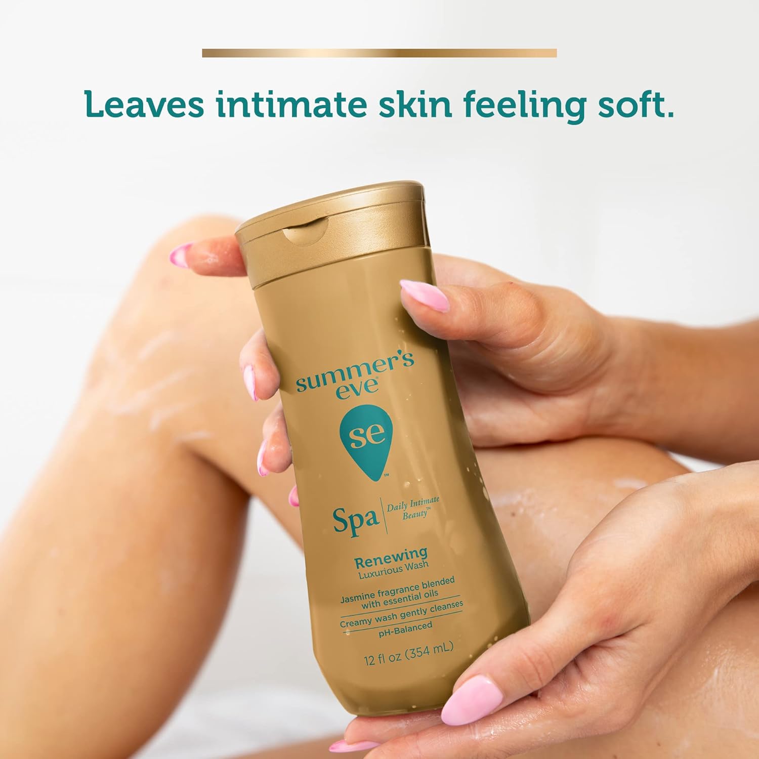 Summer's Eve Spa Daily Intimate Wash Jasmine Scented 12oz Bottle