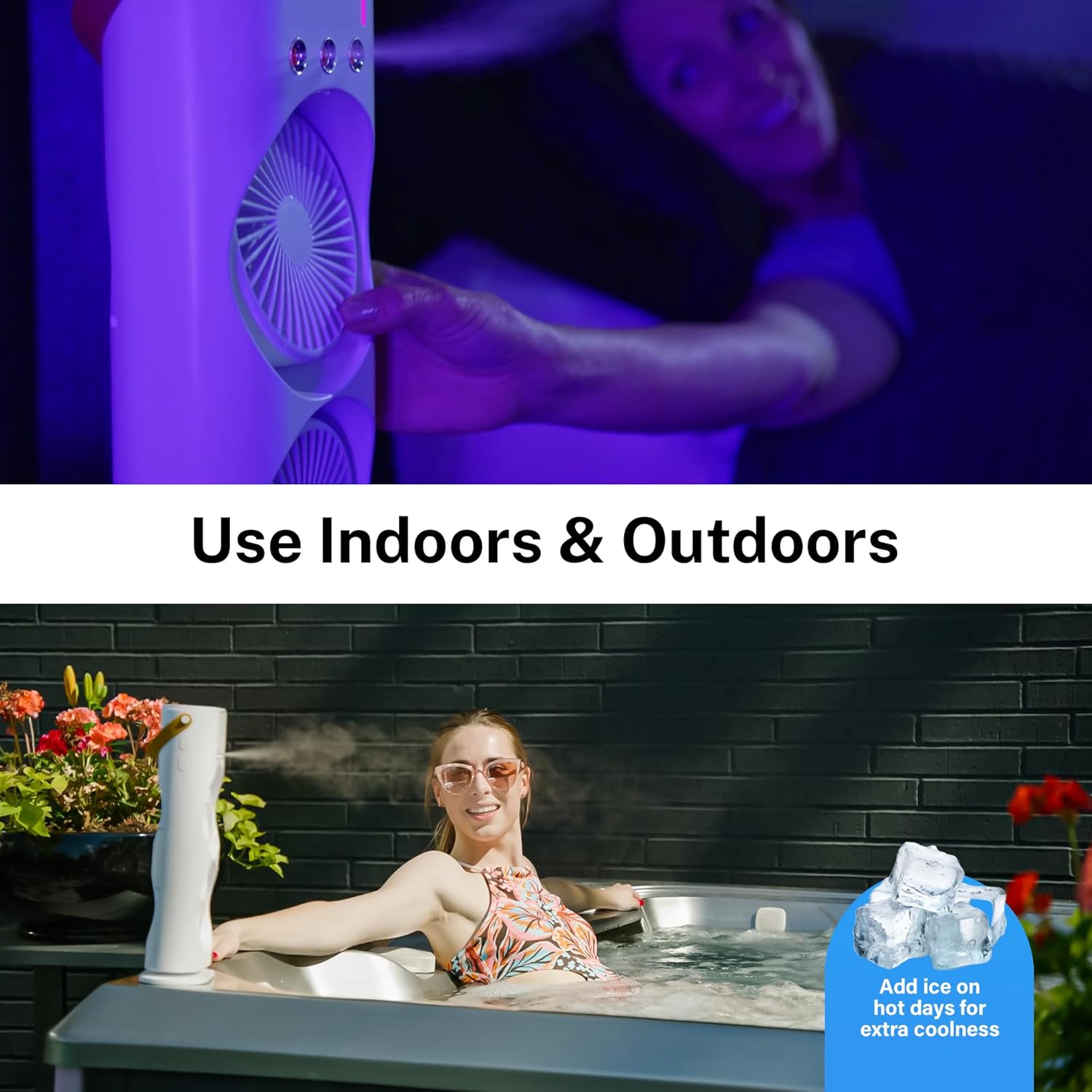 Aqua Air Misting Fan Portable Rechargeable Cooling Fan - DOLLARS UNIVERSE LLC