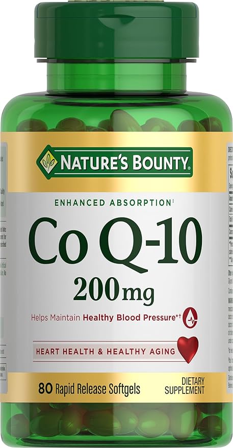 Nature's Bounty CoQ10 200mg Rapid Release Heart Health Supplement 80 Count - DOLLARS UNIVERSE LLC