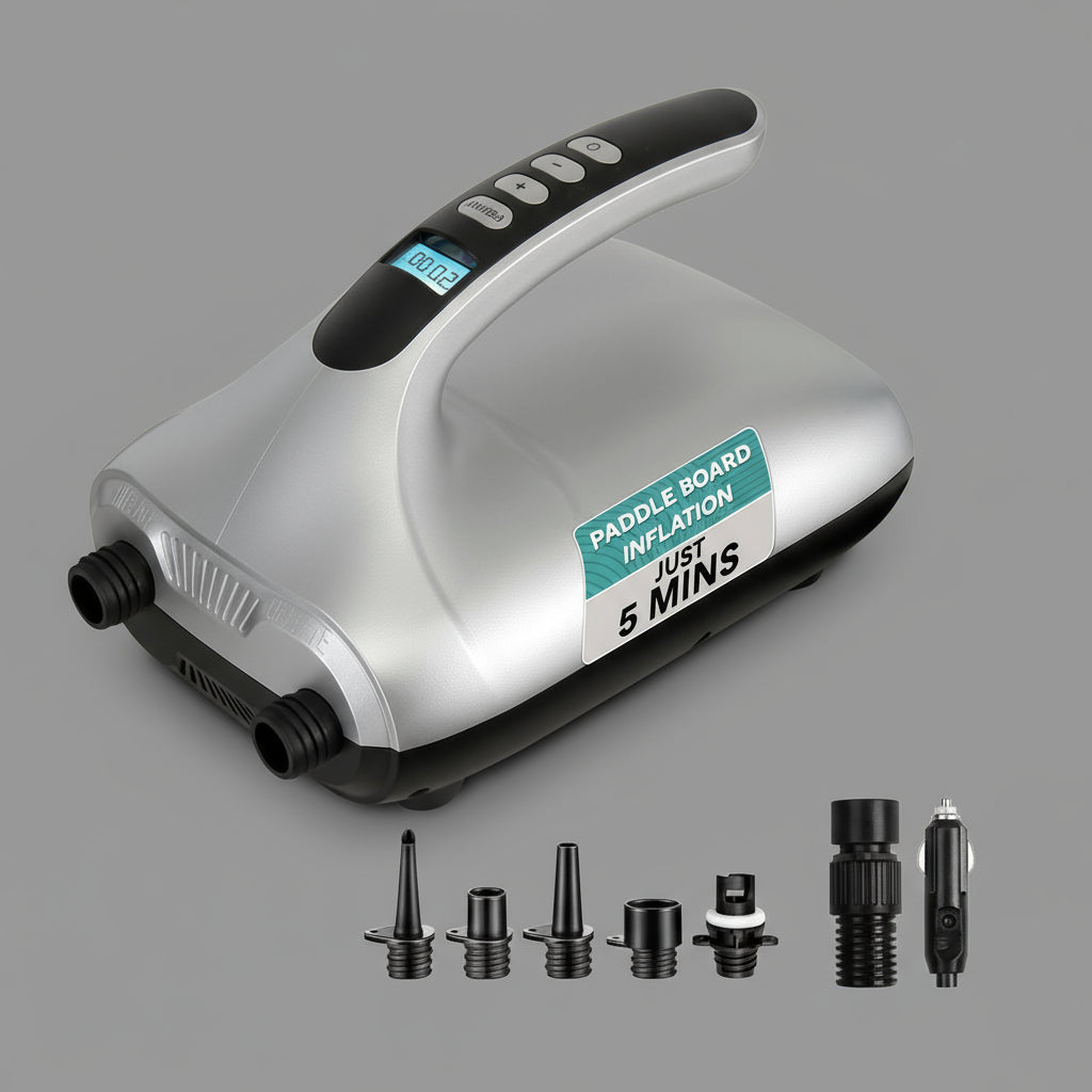 SereneLife Digital Electric Air Pump Inflator Compressor – SUP & Paddleboards