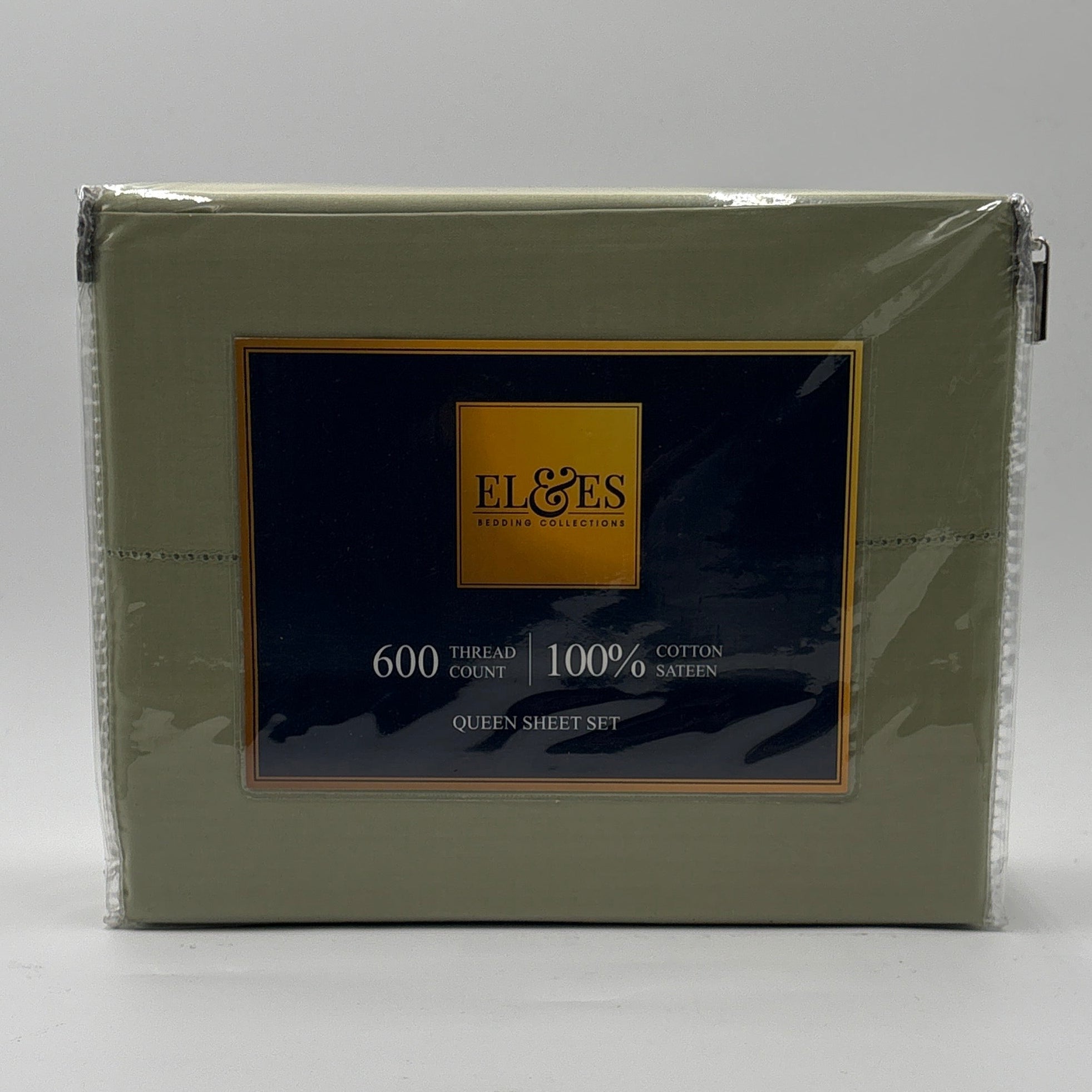 El & Tes Bedding Collection – Queen Set 600 Thread Count 100% Cotton Sateen