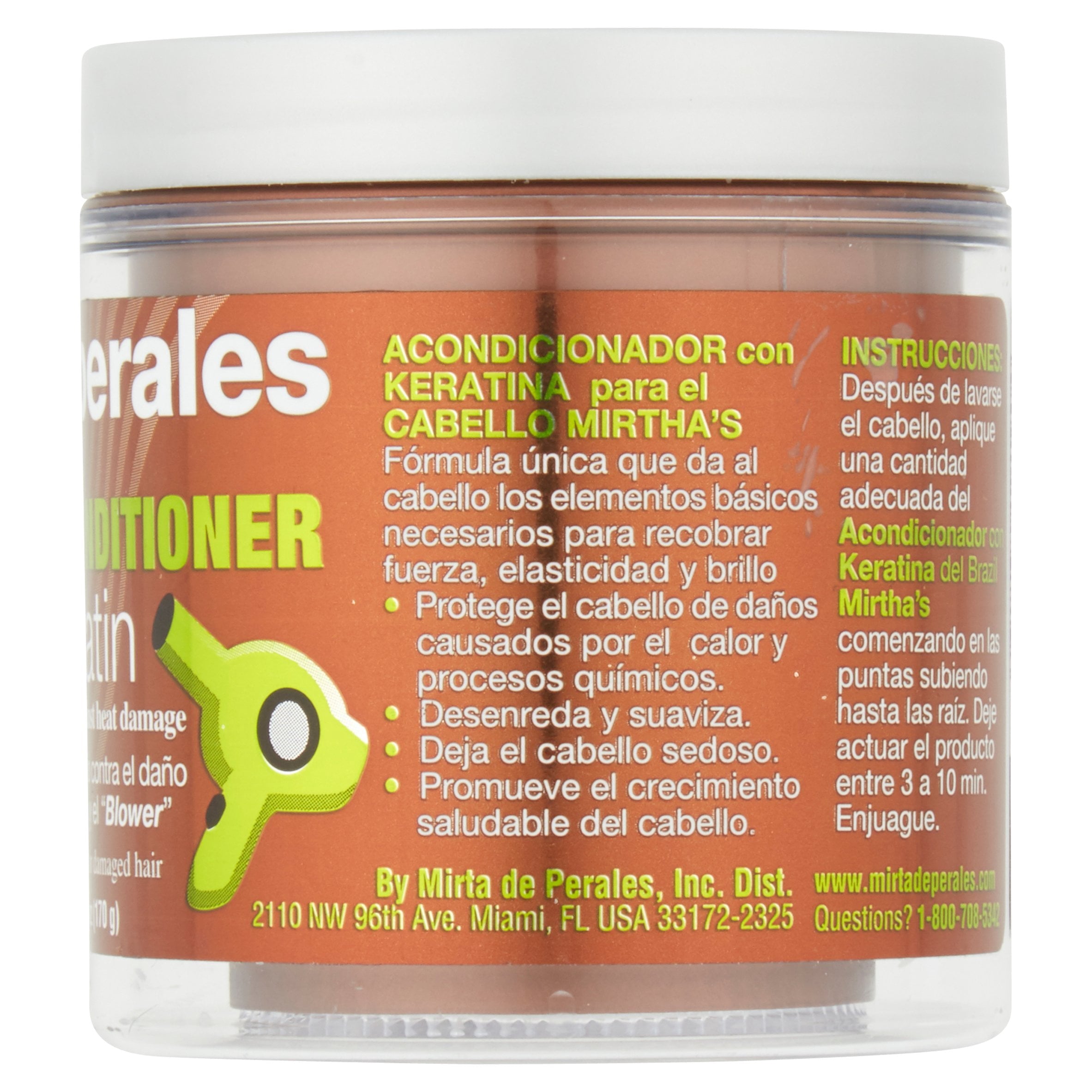 Mirta de Perales Heat Protection Detangling Daily Hair Conditioner 6 oz