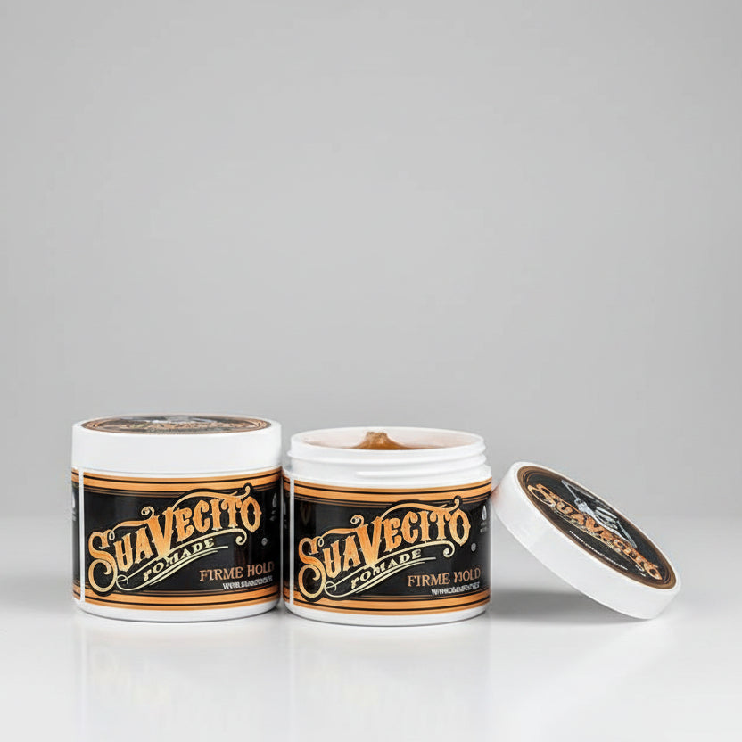 Suavecito Pomade Firme Strong Hold Whiskey Bar Scent 4 oz - DOLLARS UNIVERSE LLC