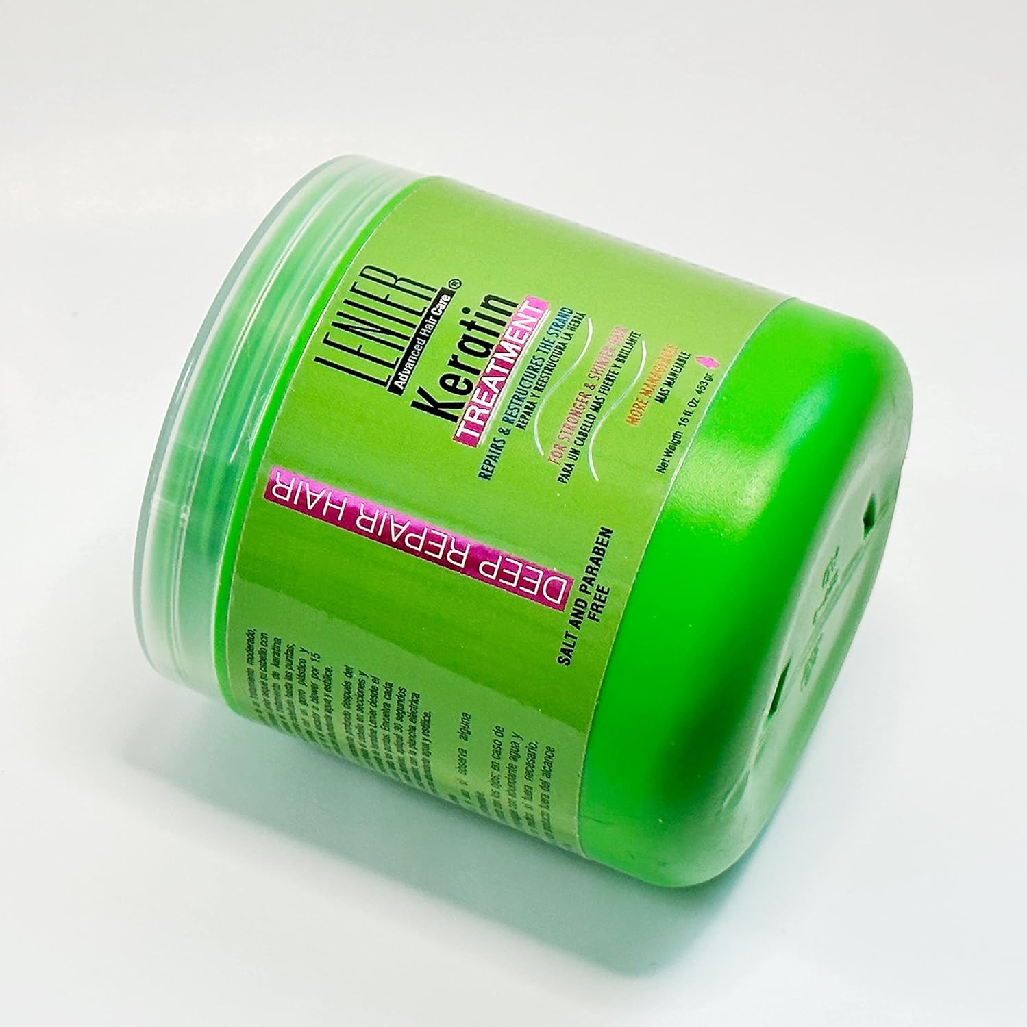 Lenier Keratin Deep Repair Hair Treatment 16 oz - DOLLARS UNIVERSE LLC